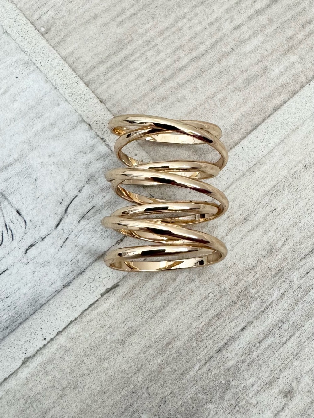 Spiral Gold Ring